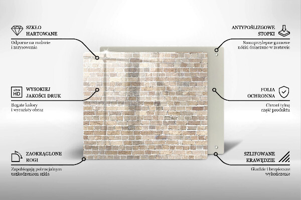 Work surface savers Wall bright bricks