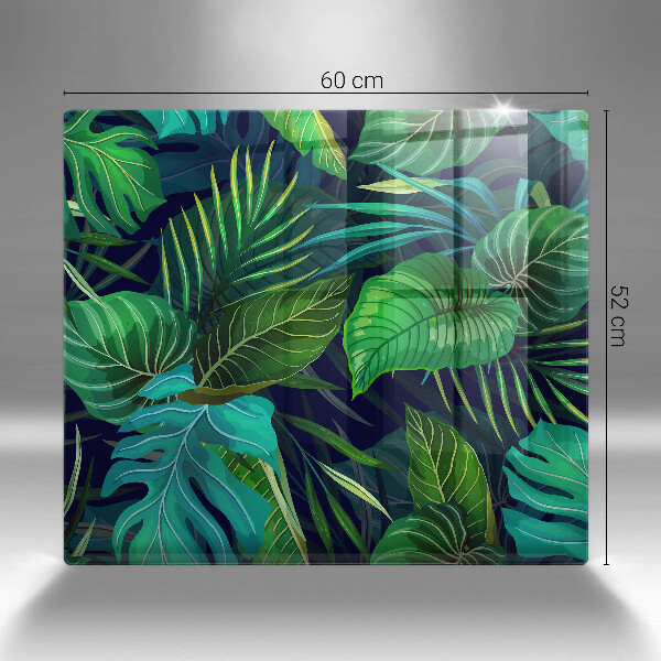 Work surface savers Illustration of the jungle leaves