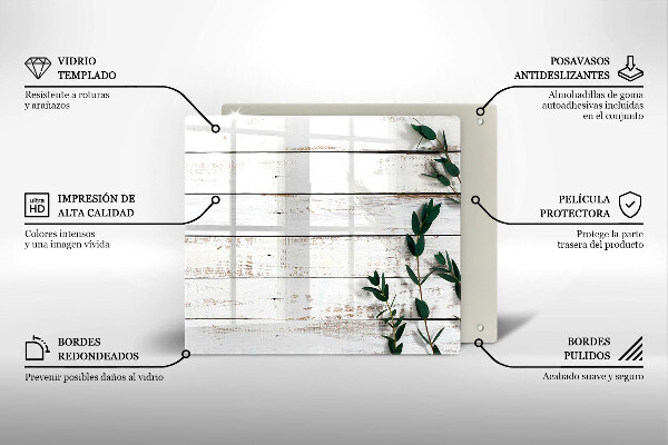 Work surface savers Old boards and leaves