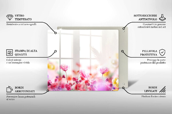 Work surface savers Flower meadow