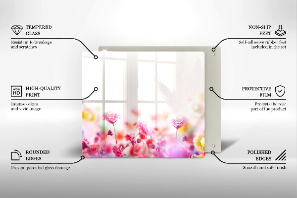 Work surface savers Flower meadow