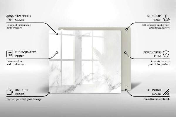 Work surface savers Modern marble