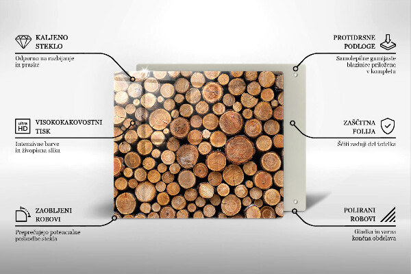 Work surface savers Tree trunks