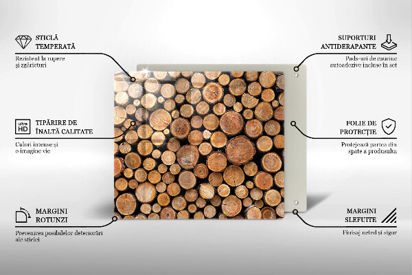 Work surface savers Tree trunks
