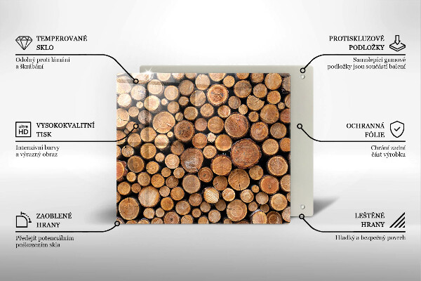 Work surface savers Tree trunks