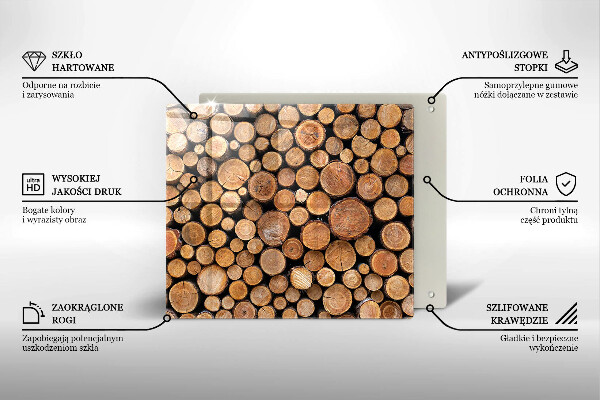 Work surface savers Tree trunks