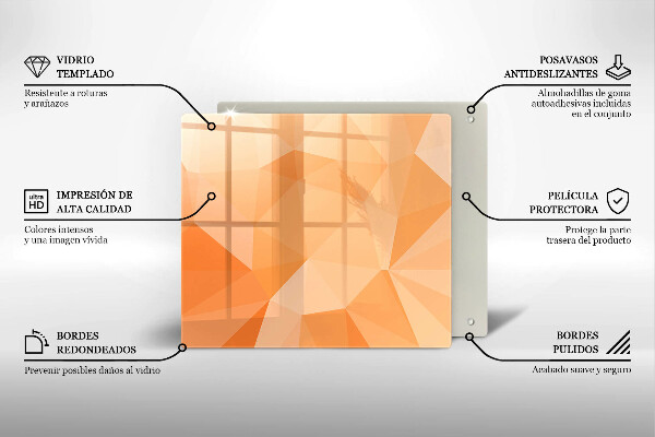 Work surface savers Geomeric background