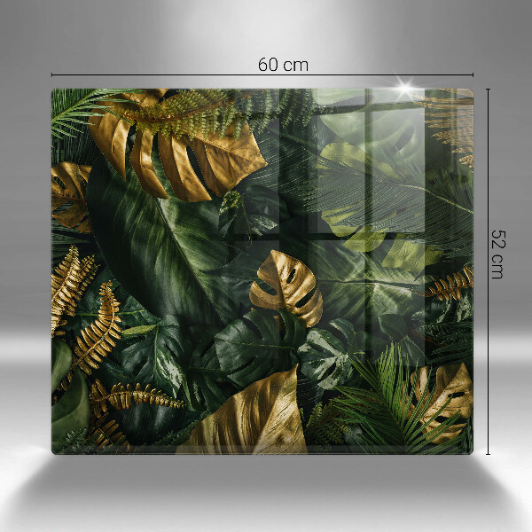 Work surface savers Monstera golden leaves