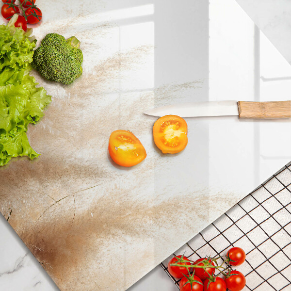 Induction hob protector Pampas grass