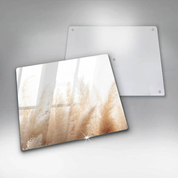 Induction hob protector Pampas grass