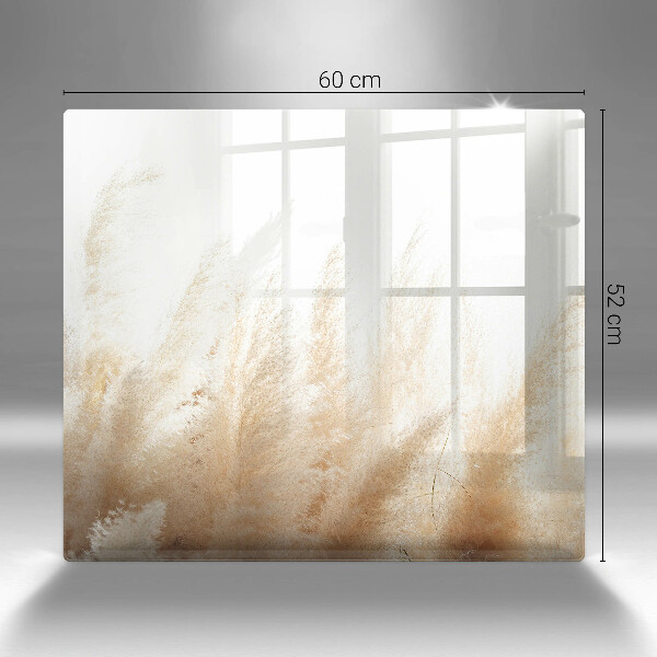 Induction hob protector Pampas grass