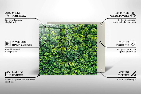 Induction hob protector Nature - moss plant