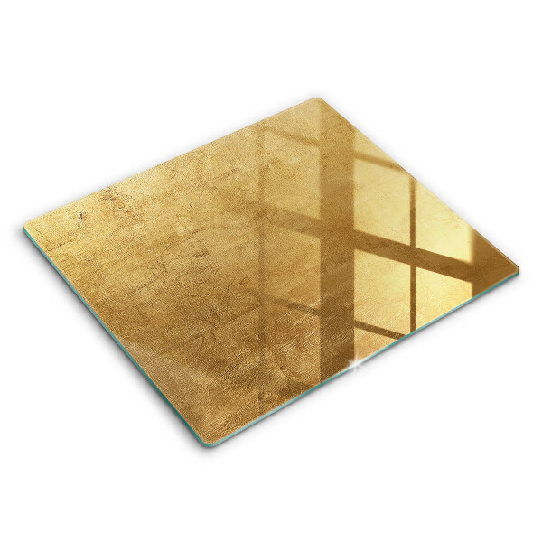 Induction hob protector Gold texture background