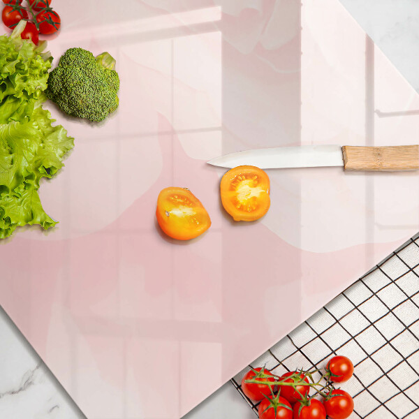 Induction hob protector Pastel background roses