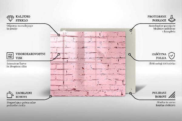 Work surface savers Pastel wall bricks