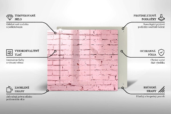 Work surface savers Pastel wall bricks