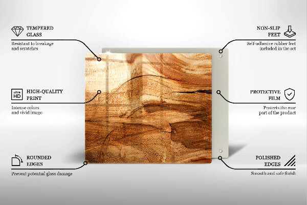 Work surface savers Wooden board texture