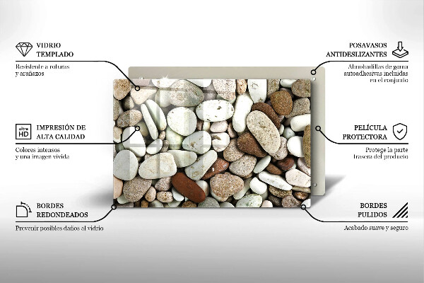 Worktop saver Background small stones