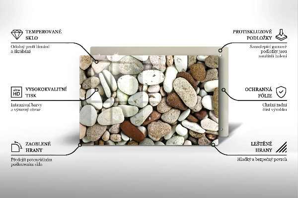 Worktop saver Background small stones