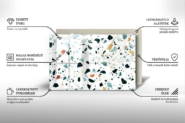 Induction hob protector Bright stone