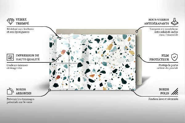 Induction hob protector Bright stone