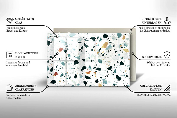 Induction hob protector Bright stone