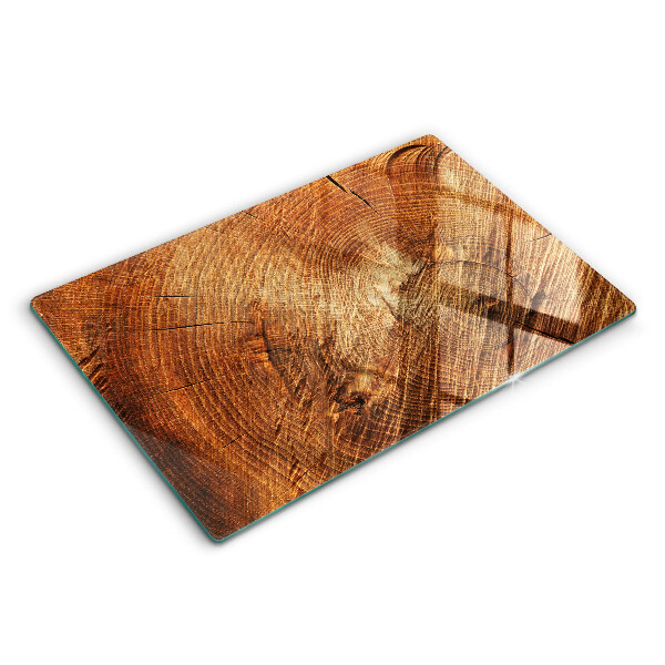 Induction hob cover Wood grain