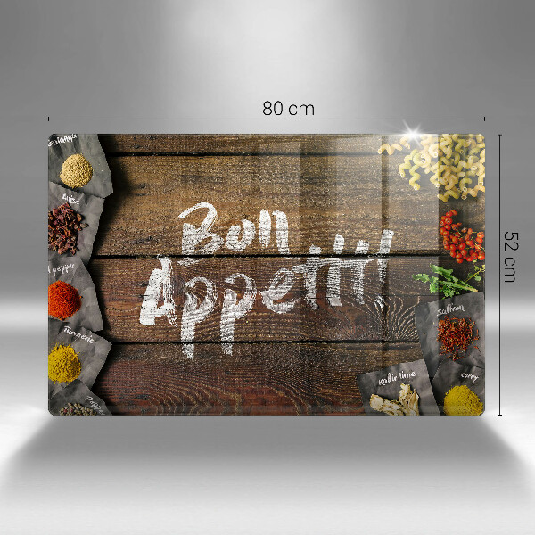 Worktop saver Boards inscription Bon Appetit