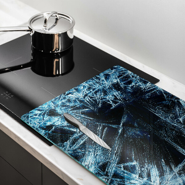Induction hob protector Sharp ice structure