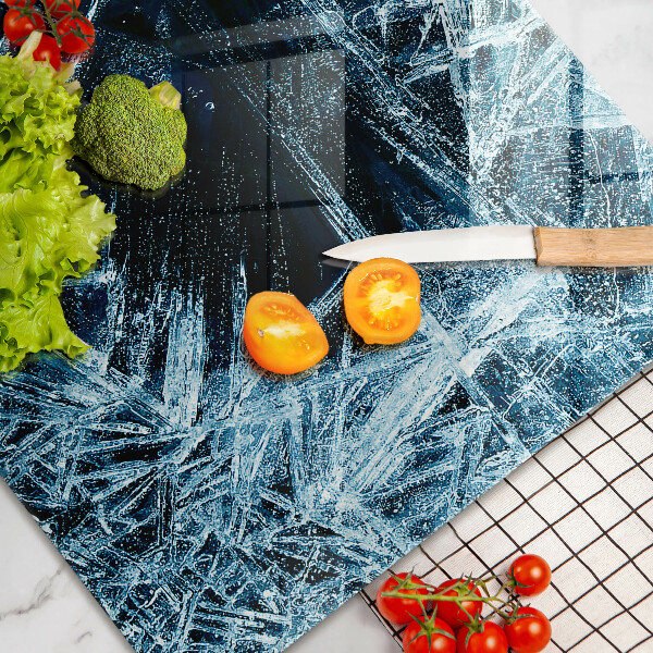 Induction hob protector Sharp ice structure