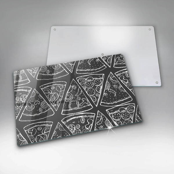 Induction hob protector Pizza illustration