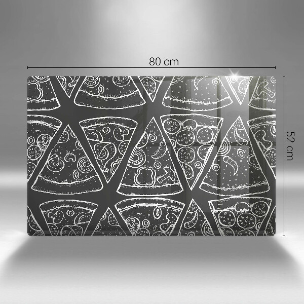 Induction hob protector Pizza illustration