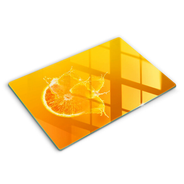 Induction hob protector Juicy fruit of orange