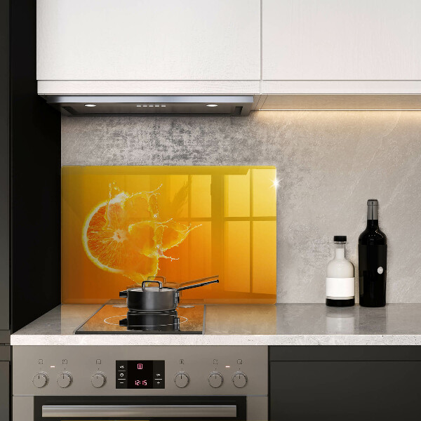 Induction hob protector Juicy fruit of orange