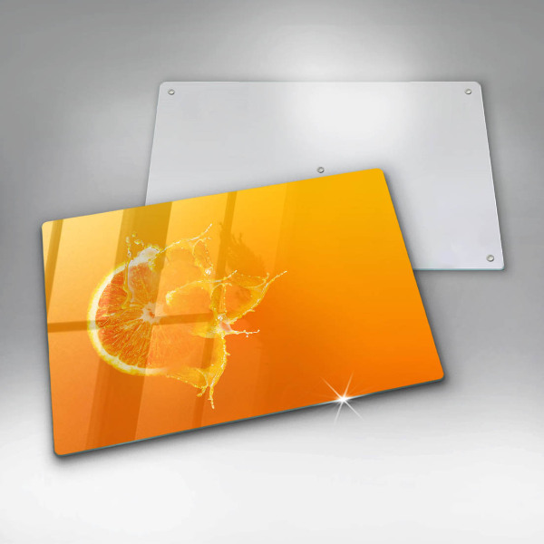 Induction hob protector Juicy fruit of orange