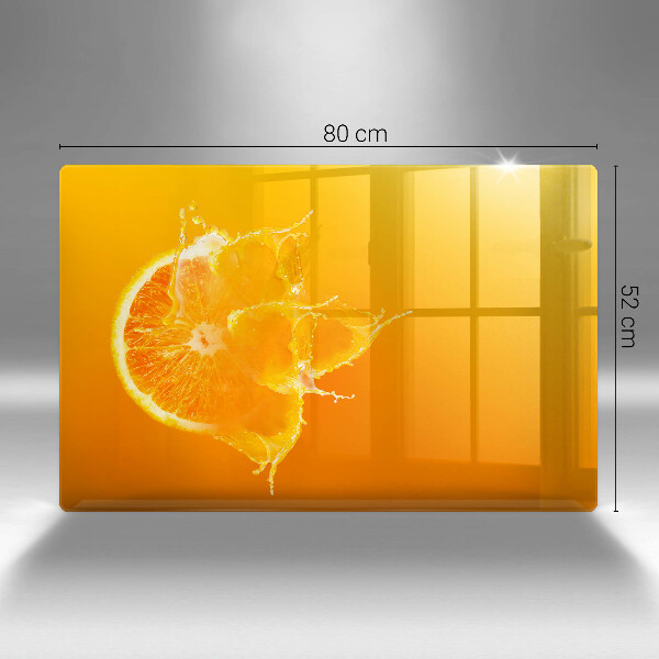 Induction hob protector Juicy fruit of orange