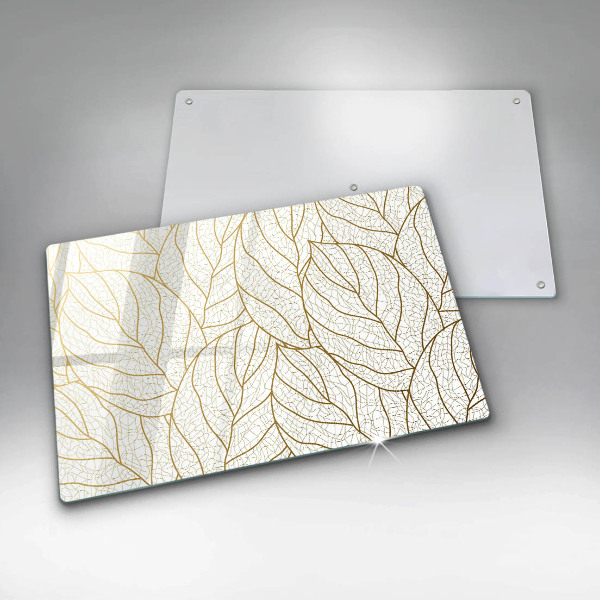Worktop saver Line-art leaves pattern