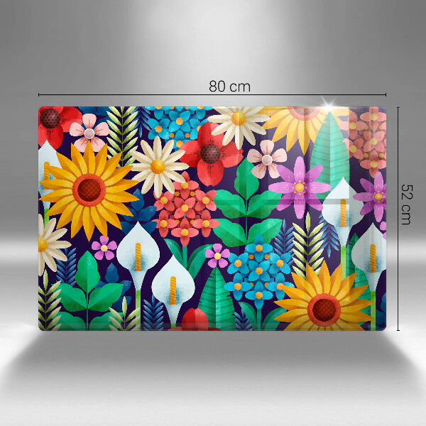 Worktop saver Illustration meadow flowers