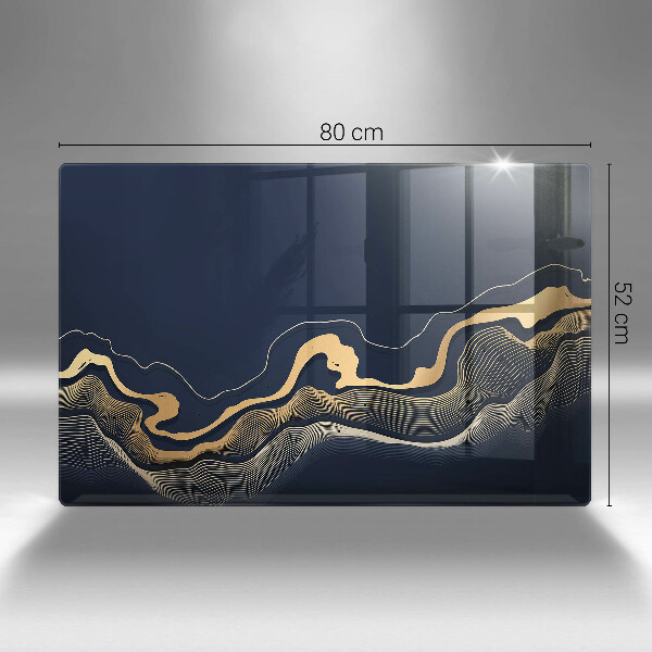 Worktop saver Abstraction golden lines