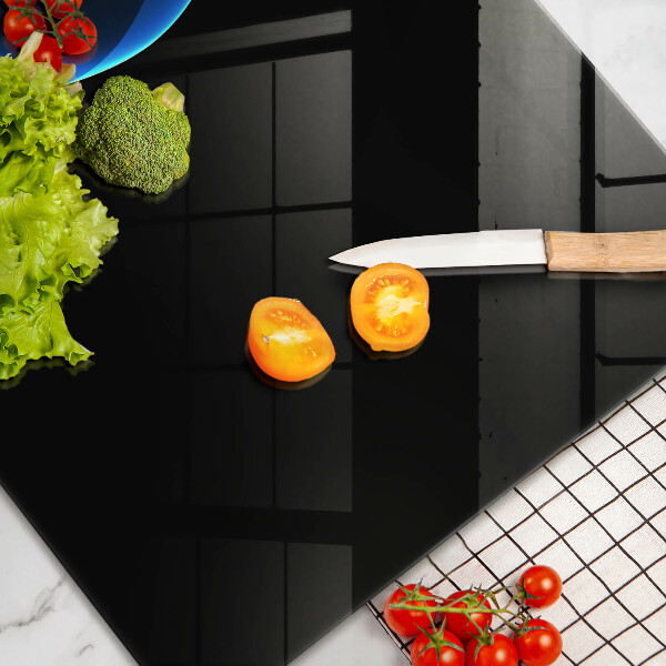 Induction hob protector Blue smoke lines