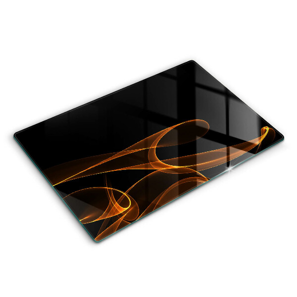 Induction hob protector Abstract lines