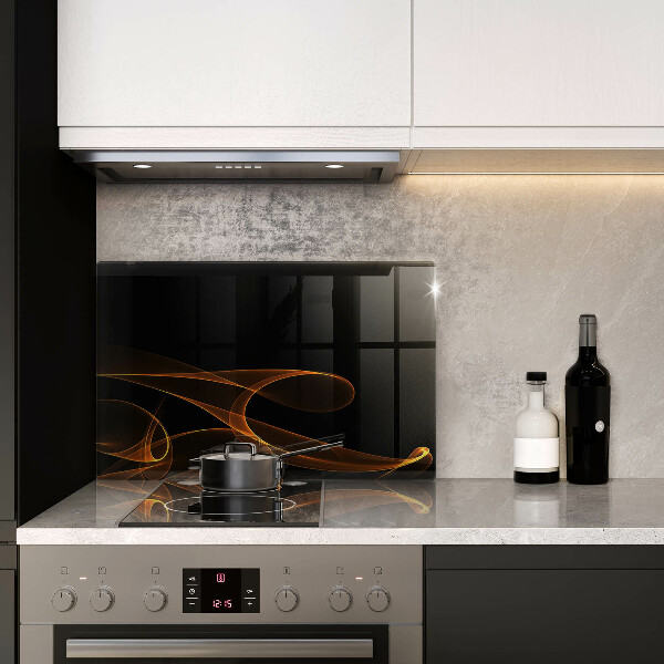 Induction hob protector Abstract lines