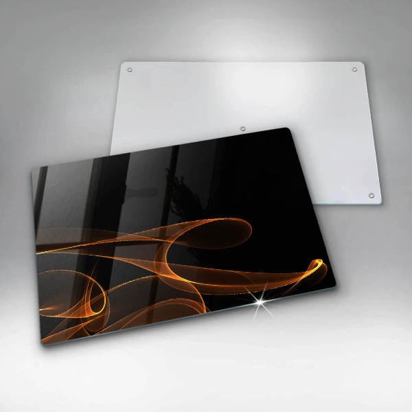 Induction hob protector Abstract lines