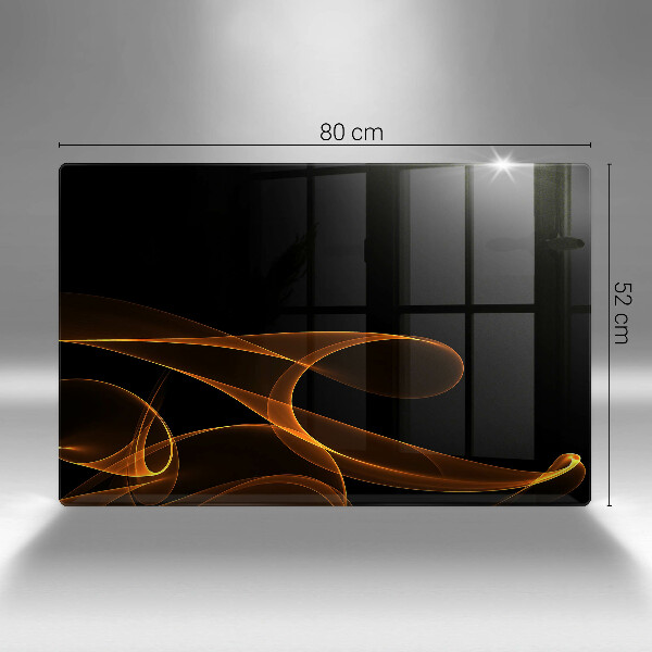 Induction hob protector Abstract lines