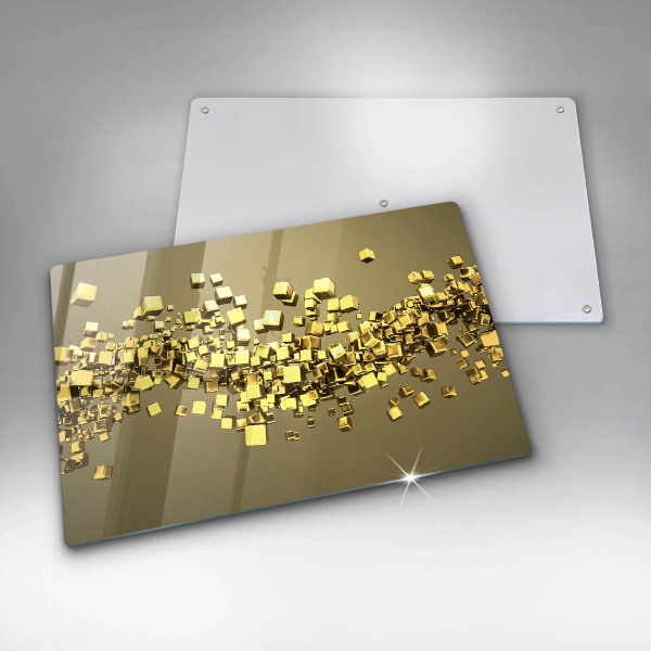 Induction hob cover Abstraction 3D geometry