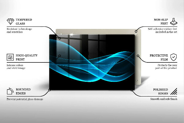 Worktop saver Blue abstraction