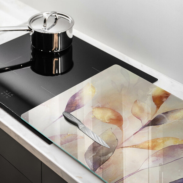 Worktop saver Painted boho leaves