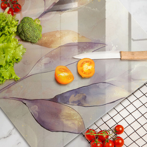 Worktop saver Painted boho leaves