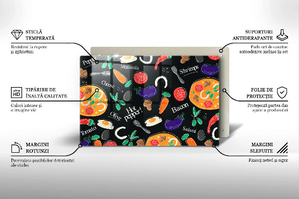 Worktop saver Food illustration