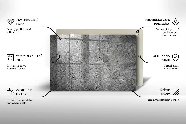 Worktop saver Concrete stone texture